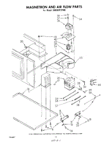11 - Magnetron And Air Flow parts for Whirlpool Range SM988PEPW0 from AppliancePartsPros.com