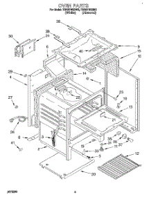 05 - Oven parts for Whirlpool Range TGR61W2BW0 from AppliancePartsPros.com
