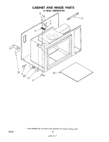14 - Cabinet And Hinge parts for Whirlpool Range SM988PEPW0 from AppliancePartsPros.com