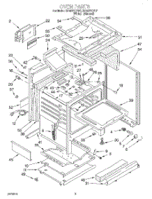 05 - Oven parts for Whirlpool Range SF387PEYN7 from AppliancePartsPros.com