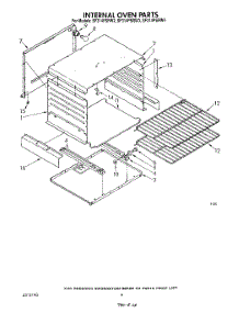 03 - Internal Oven parts for Whirlpool Range SF314PSRW3 from AppliancePartsPros.com