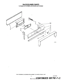 04 - Backguard parts for Whirlpool Range SF314PSRW3 from AppliancePartsPros.com