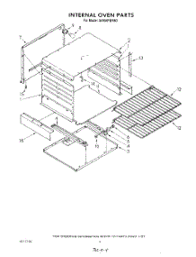 03 - Internal Oven parts for Whirlpool Range SE950PERW3 from AppliancePartsPros.com