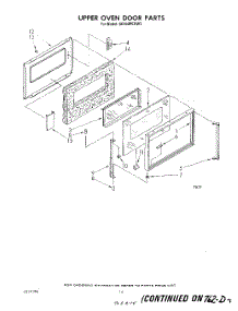 09 - Upper Oven Door parts for Whirlpool Range SE950PERW3 from AppliancePartsPros.com