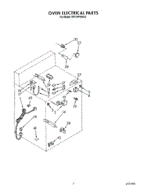 05 - Oven Electrical parts for Whirlpool Range SF375PEWN2 from AppliancePartsPros.com