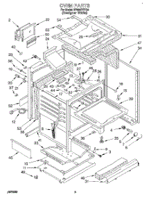 05 - Oven parts for Whirlpool Range SF385PEYQ4 from AppliancePartsPros.com