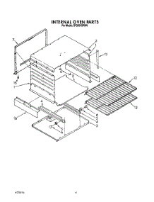 03 - Internal Oven parts for Whirlpool Range SF3004SRW6 from AppliancePartsPros.com