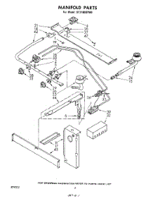 04 - Manifold parts for Whirlpool Range SF3100EPW0 from AppliancePartsPros.com