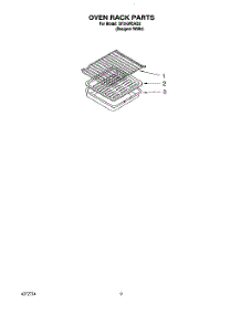 07 - Oven Rack, Literature parts for Whirlpool Range SF310PEAQ2 from AppliancePartsPros.com