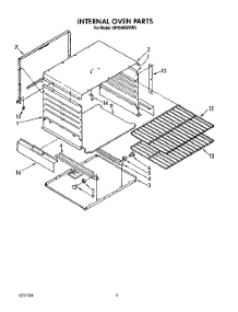 03 - Internal Oven parts for Whirlpool Range SF304BSWW0 from AppliancePartsPros.com