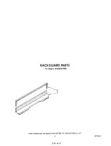 04 - Backguard parts for Whirlpool Range SF300PEPW0 from AppliancePartsPros.com