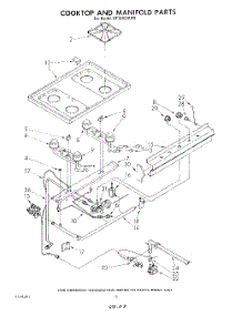 06 - Cooktop And Manifold , Literature And Optional parts for Whirlpool Range SF3040SRW0 from AppliancePartsPros.com