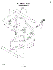 03 - Manifold parts for Whirlpool Range SM958PEKW1 from AppliancePartsPros.com
