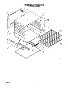 03 - Internal Oven parts for Whirlpool Range SF316PERW0 from AppliancePartsPros.com