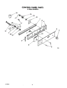 06 - Control Panel parts for Whirlpool Oven SB100PER0 from AppliancePartsPros.com