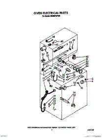 05 - Oven Electrical parts for Whirlpool Range SE960PEPW6 from AppliancePartsPros.com