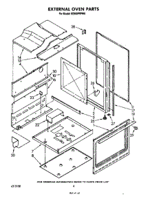 External Oven parts for Whirlpool Range SE960PEPW4 from AppliancePartsPros.com