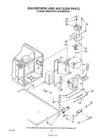 08 - Magnetron And Airflow parts for Whirlpool Range SM958PESW3 from AppliancePartsPros.com