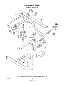 03 - Manifold parts for Whirlpool Range SF335EEPW0 from AppliancePartsPros.com