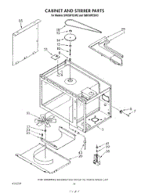 09 - Cabinet And Stirrer parts for Whirlpool Range SM958PESW3 from AppliancePartsPros.com