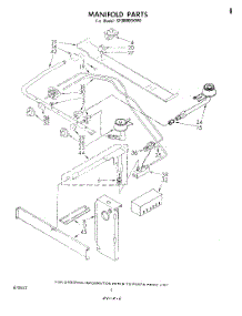 03 - Manifold parts for Whirlpool Range SF3000EKW0 from AppliancePartsPros.com