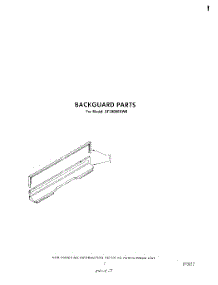 05 - Backguard parts for Whirlpool Range SF3000EKW0 from AppliancePartsPros.com