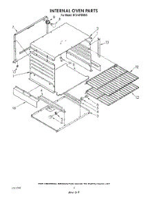 03 - Internal Oven parts for Whirlpool Range SF314PSRW5 from AppliancePartsPros.com