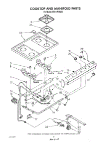06 - Cook Top And Manifold , Literature parts for Whirlpool Range SF314PSRW5 from AppliancePartsPros.com