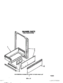 07 - Drawer parts for Whirlpool Range SE960PEPW0 from AppliancePartsPros.com