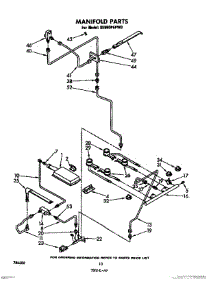 08 - Manifold parts for Whirlpool Range SE960PEPW0 from AppliancePartsPros.com