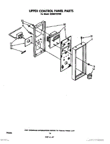 10 - Upper Control Panel, Lit / Optional parts for Whirlpool Range SE960PEPW0 from AppliancePartsPros.com