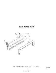 04 - Backguard parts for Whirlpool Range SF010ESRW2 from AppliancePartsPros.com