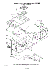 06 - Cooktop And Manifold , Literature And Optional parts for Whirlpool Range SF330PERW0 from AppliancePartsPros.com