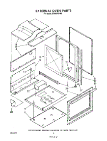03 - External Oven parts for Whirlpool Range SE960PEPW1 from AppliancePartsPros.com
