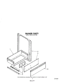 07 - Drawer parts for Whirlpool Range SE960PEPW1 from AppliancePartsPros.com