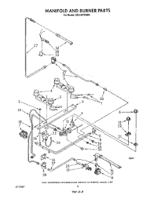 06 - Manifold And Burner parts for Whirlpool Range SE950PERW4 from AppliancePartsPros.com