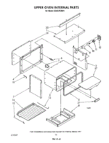 08 - Upper Oven Internal, Lit / Optional parts for Whirlpool Range SE950PERW4 from AppliancePartsPros.com