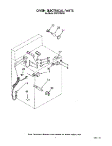 05 - Oven Electrical parts for Whirlpool Range SF370PEWW1 from AppliancePartsPros.com
