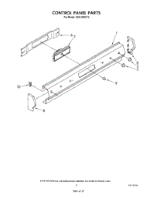 04 - Control Panel parts for Whirlpool Range SS313PSTT0 from AppliancePartsPros.com