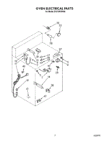 05 - Oven Electrical parts for Whirlpool Range SF375PEWW0 from AppliancePartsPros.com