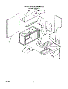 10 - Upper Oven parts for Whirlpool Range SE960PEYW0 from AppliancePartsPros.com