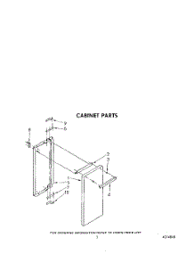 03 - Cabinet parts for Whirlpool Range SF5100SRW2 from AppliancePartsPros.com