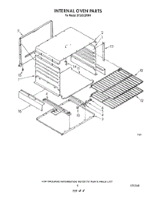 06 - Internal Oven parts for Whirlpool Range SF3020ERW4 from AppliancePartsPros.com