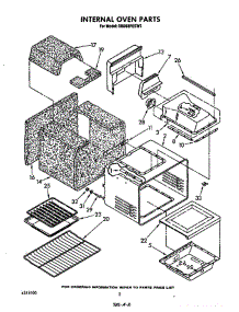 Internal Oven parts for Whirlpool Range SM988PESW1 from AppliancePartsPros.com