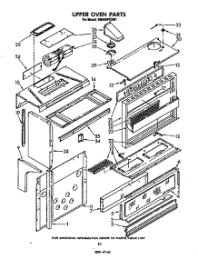 Upper Oven parts for Whirlpool Range SM988PESW1 from AppliancePartsPros.com