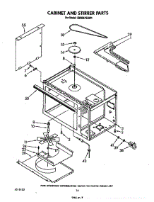 Cabinet And Stirrer parts for Whirlpool Range SM988PESW1 from AppliancePartsPros.com