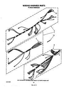 Wiring Harness parts for Whirlpool Range SM988PESW1 from AppliancePartsPros.com