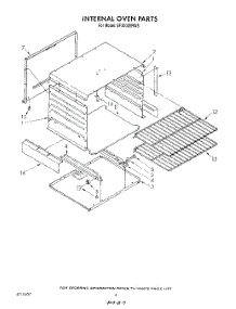 03 - Internal Oven parts for Whirlpool Range SF3000ERW5 from AppliancePartsPros.com