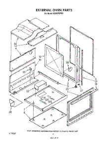 03 - External Oven parts for Whirlpool Range SE960PEPW2 from AppliancePartsPros.com