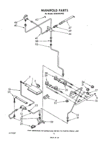 07 - Manifold parts for Whirlpool Range SE960PEPW2 from AppliancePartsPros.com